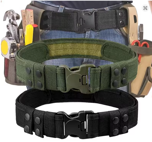 Men’s Tactical Camouflage Nylon Belt – Durable Outdoor, Hiking, Work and Adventure Belt
